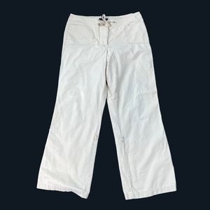 Woman’s New York & Company adjustable length drawstring pants size 14